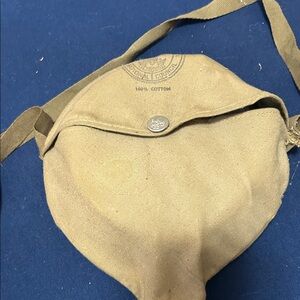 Men's Tan Canvas Survival Bag